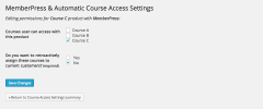 MemberPress Addon for WP Courseware screenshot 2