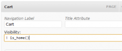 Menu Item Visibility Control screenshot 1