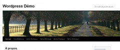 Menu on footer screenshot 1