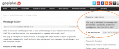 message ticker screenshot 1