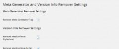 Meta Generator and Version Info Remover screenshot 1
