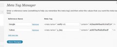 Meta Tag Manager screenshot 1
