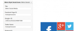 Metro Style Social Widget screenshot 2