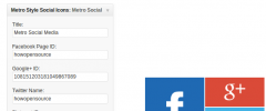 Metro Style Social Widget screenshot 5
