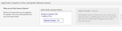 Min and Max Purchase for WP E-Commerce screenshot 6