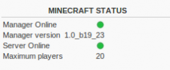 MinecraftAdmin screenshot 3