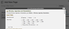 Minutes, Agendas, Newsletters screenshot 3