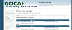 Minutes, Agendas, Newsletters screenshot 5