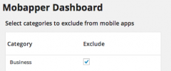 Mobapper - Native mobile apps for WordPess (iPhone, Android, Windows, Blackberry) screenshot 1