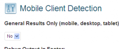 Mobile Client Detection Plugin screenshot 1