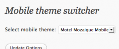 Mobile theme switch screenshot 1