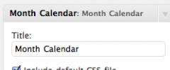 Month Calendar screenshot 2