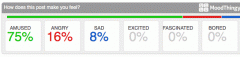 MoodThingy Mood Rating Widget screenshot 1