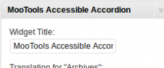 MooTools Accessible Accordion screenshot 2