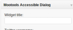 MooTools Accessible Dialog screenshot 2