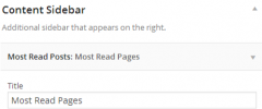Most Read Posts in XX days screenshot 2