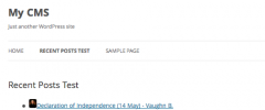 Most Recent Posts screenshot 2