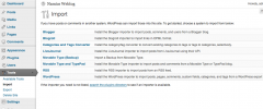 Movable Type Backup Importer screenshot 1