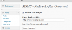 MSMC - Redirect After Comment screenshot 1