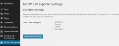 MSTW CSV EXPORTER screenshot 1