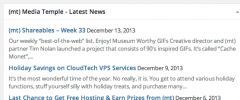(mt) Media Temple News screenshot 3