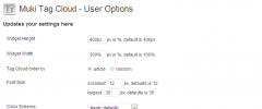 Muki Tag Cloud screenshot 1