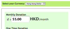 Multi Currency PayPal Donations screenshot 2