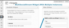 Multi Social Widget screenshot 1