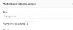 Multicolumn Category Widget screenshot 1