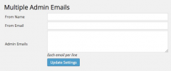 Multiple Admin Emails screenshot 1
