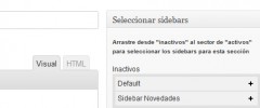 Multiple Sidebars screenshot 1