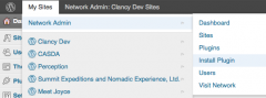 Multisite Admin Bar Tweaks screenshot 1