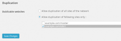 MultiSite Clone Duplicator screenshot 3