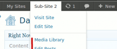 Multisite Toolbar Additions screenshot 4