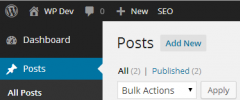 Admin Bookmarks screenshot 2