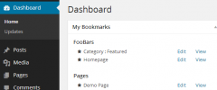 Admin Bookmarks screenshot 3
