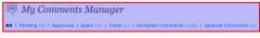 My Comments Manager screenshot 3