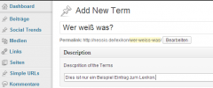 Glossar / Encyclopedia screenshot 2