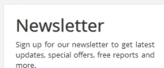 My MailChimp Widget screenshot 1