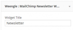 My MailChimp Widget screenshot 2