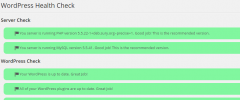 My WordPress Health Check screenshot 1