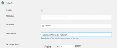 myCRED Pay.nl Payment Methods screenshot 1