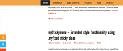 myStickyElements screenshot 1