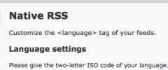 Native RSS screenshot 2