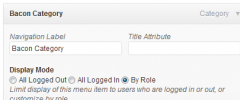 Nav Menu Roles screenshot 1
