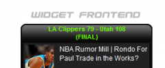 NBA Fantasy News Widget screenshot 1