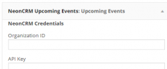 NeonCRM Events Widget screenshot 2