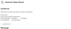 Network Mass Email screenshot 1