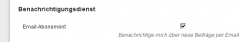 New Post Notification screenshot 1