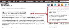 news announcement scroll screenshot 1